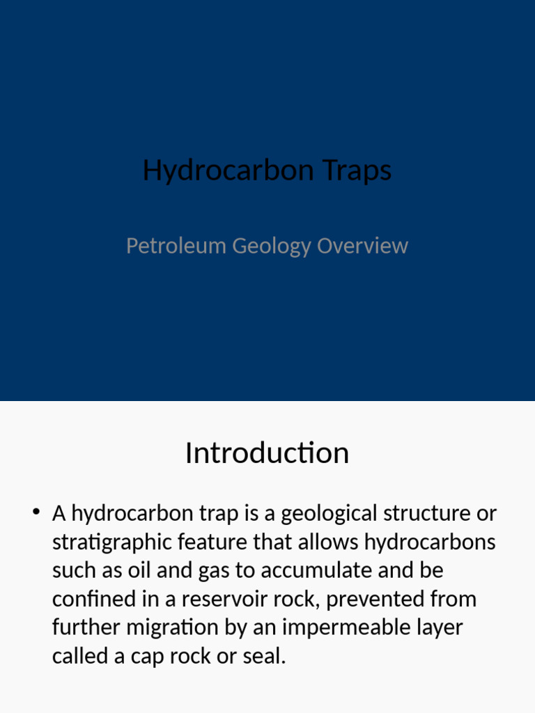Hydrocarbon Traps No Captions | PDF