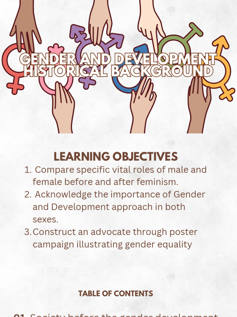 Gender Development: Historical Insights | PDF | Sexism | Gender And ...