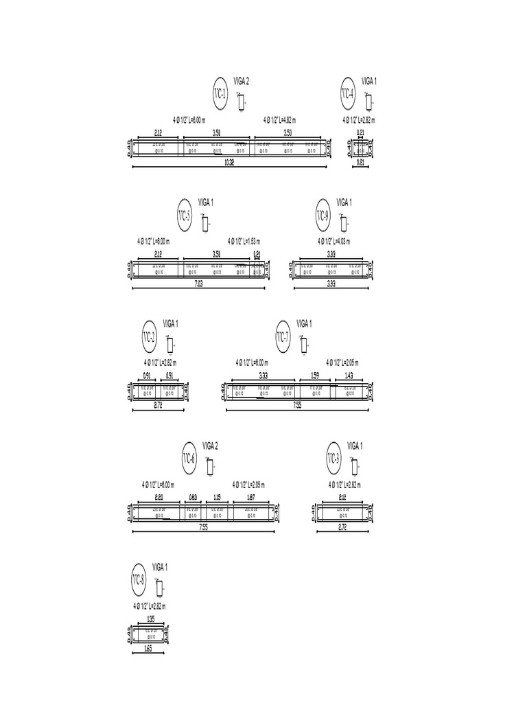 Structural Specifications for VC Beams | PDF