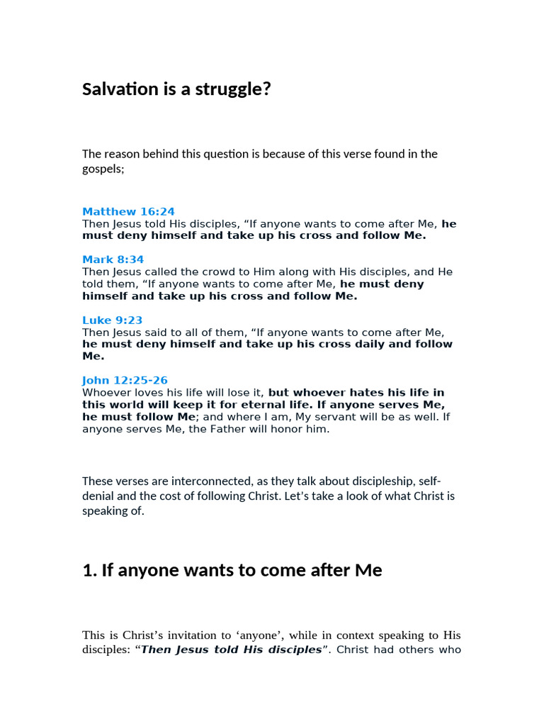 Understanding Christ's Call to Discipleship | PDF | Jesus | Disciple ...