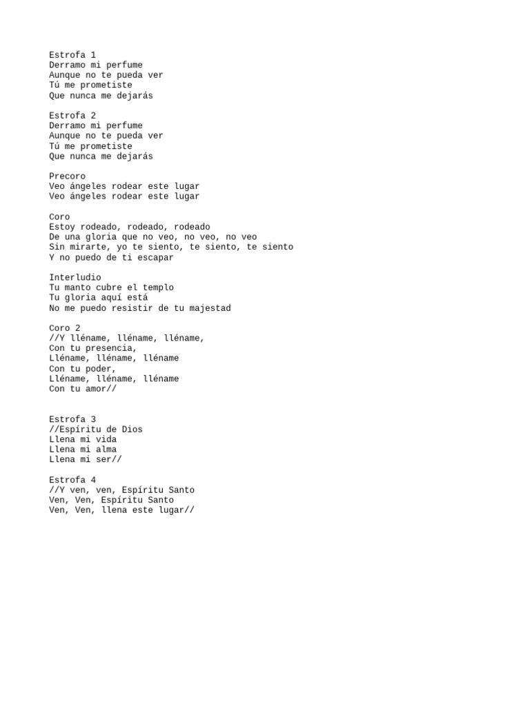 Estoy Rodeado: Letra y Acordes | PDF