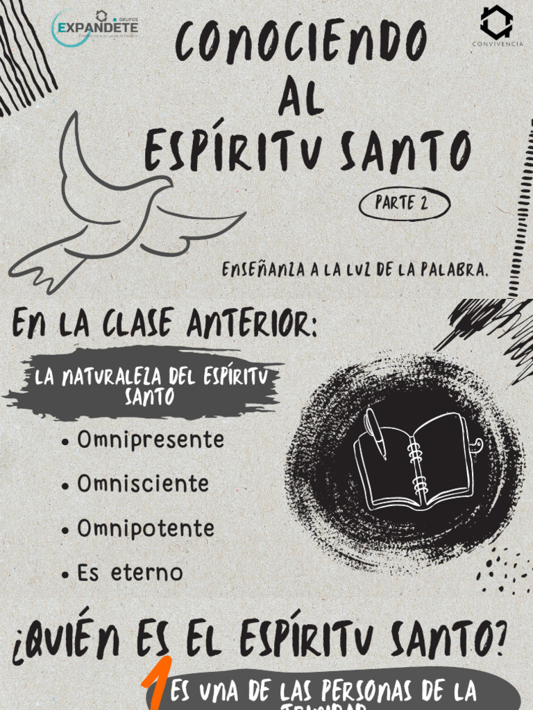 Conociendo Al Espiritu Santo - Clase | PDF | espíritu Santo | Don ...