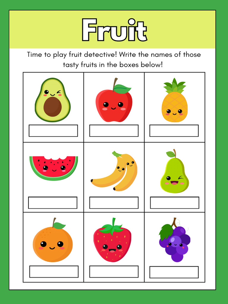 Fruits Kelas 2 | PDF