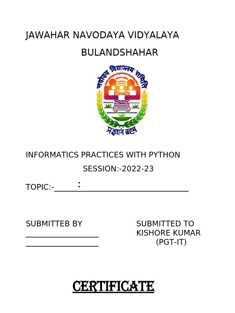 Frontpagesfor IP@Project Work | PDF