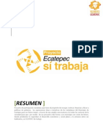 Proyecto Ecatepec Si Trabaja mayo-junio 2012