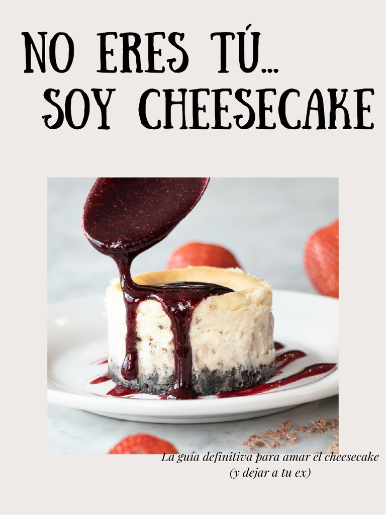 Guía Completa de Cheesecakes Variados | PDF | Tarta de queso | Galleta