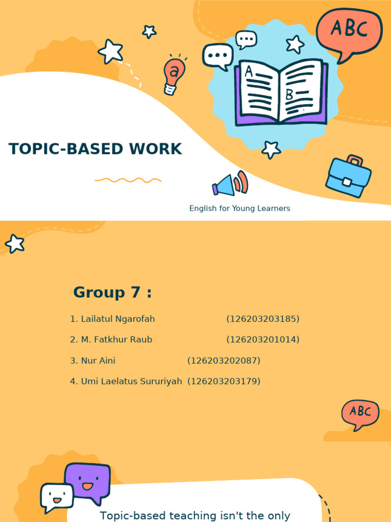 Topic-Based English Teaching Guide | PDF | Reading Comprehension ...