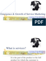 Emergence & Growth of Service Marketing: Prof. Annada Padmawat MIM