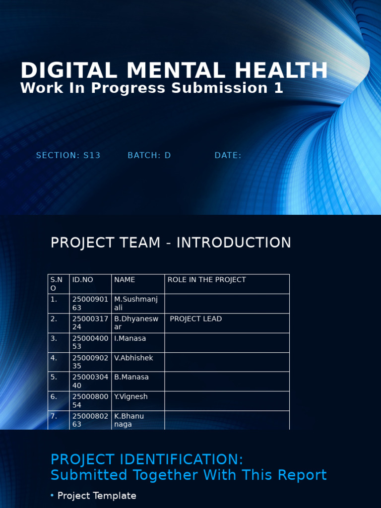 Digital Mental Health for Students | PDF | Mental Health | Empathy