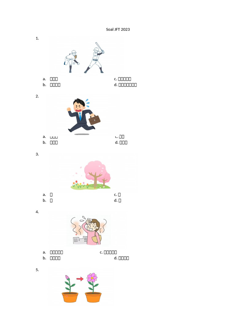 IC - Soal JFT | PDF