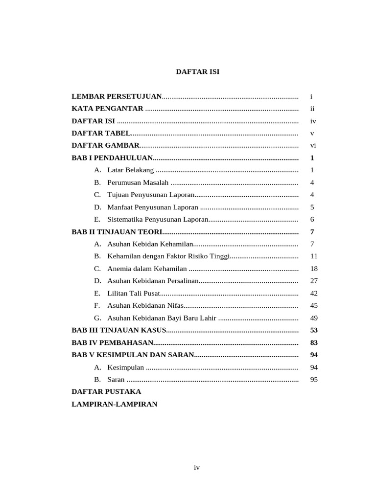 Daftar Isi Fix | PDF