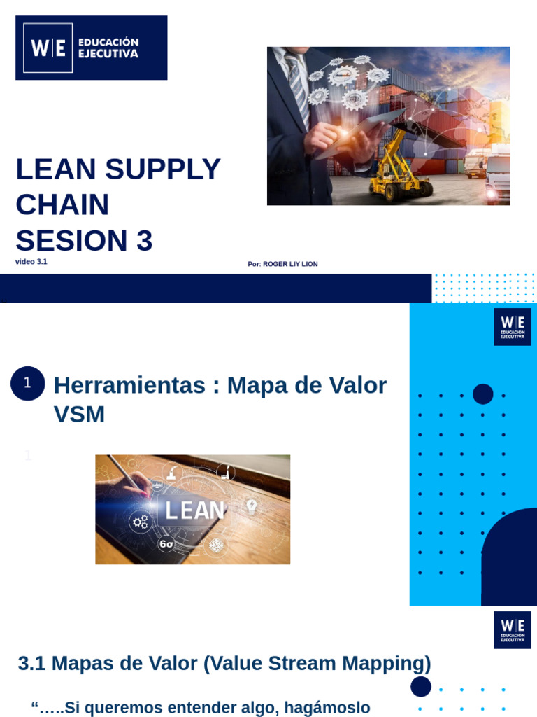 Sesion 3 Lean Supply Chain Management V Video R1 | PDF | Lean ...