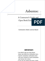 Asbestos Open Book Exam
