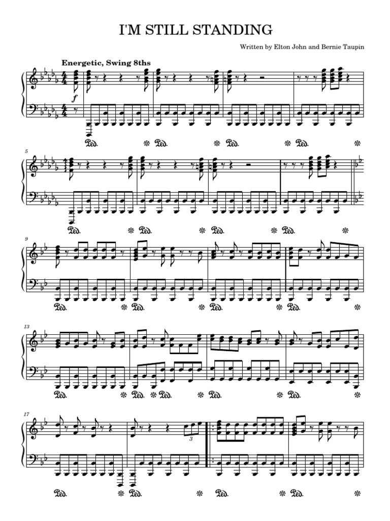I M Still Standing Lyrics Deutsch