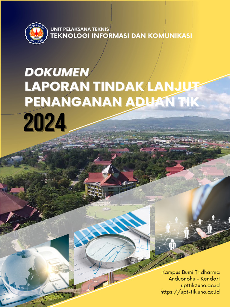Cover - Rekapitulasi Tindak Lanjut Penanganan Di Upt Tik Tahun 2024 | PDF