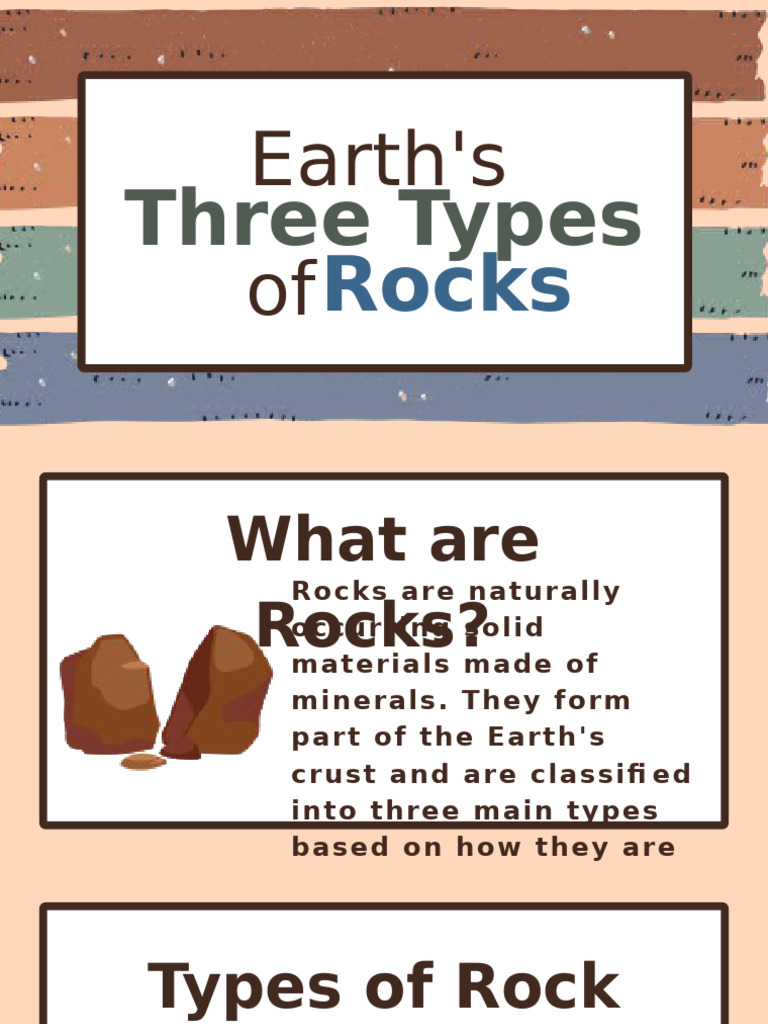 Earth Science Type of Rocks | PDF | Rock (Geology) | Sedimentary Rock