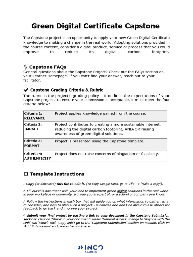 Green Digital Certificate Capstone Project | PDF | Computer File ...