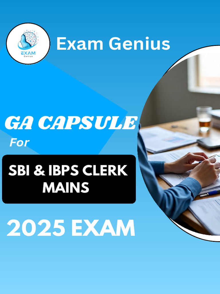 Exam Genius Sbi Ibps Clerk Mains Capsule | PDF | Private Sector | Banking
