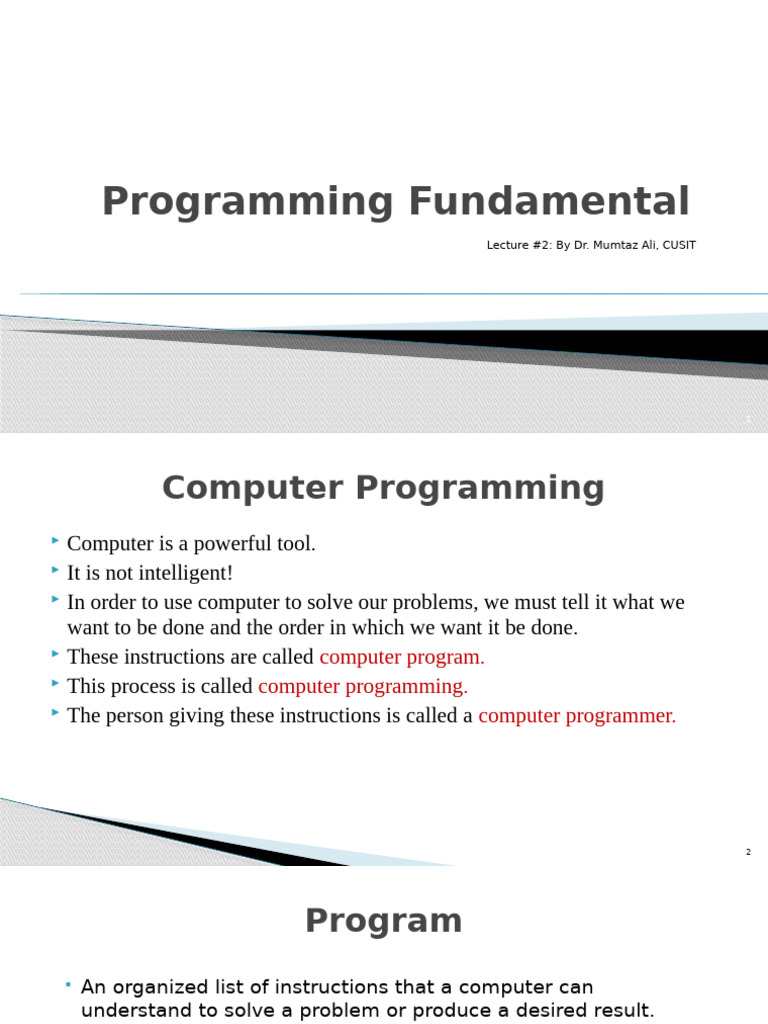 C++ Programming Basics and Concepts | PDF | Computer Program | Programming
