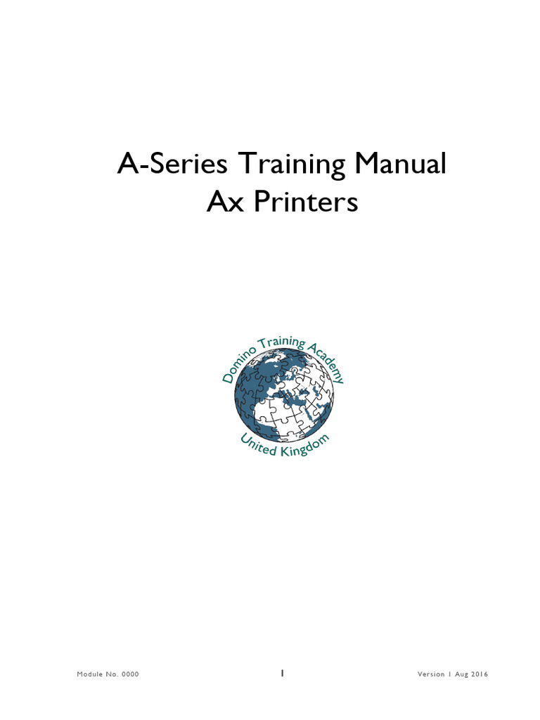 A-Series i-Tech Printer Training Manual | PDF | Printer (Computing ...