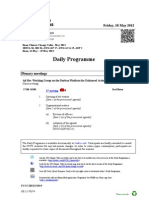 Daily Programme: United Nations Friday, 18 May 2012