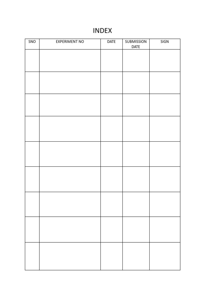INDEX | PDF