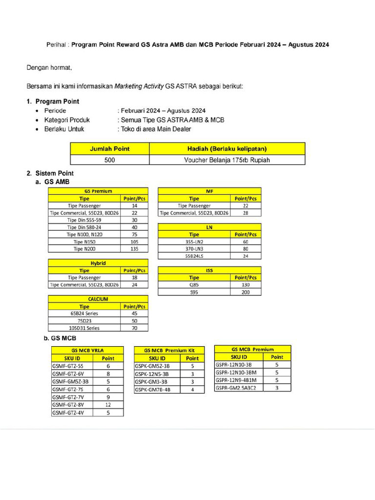 Program GS | PDF