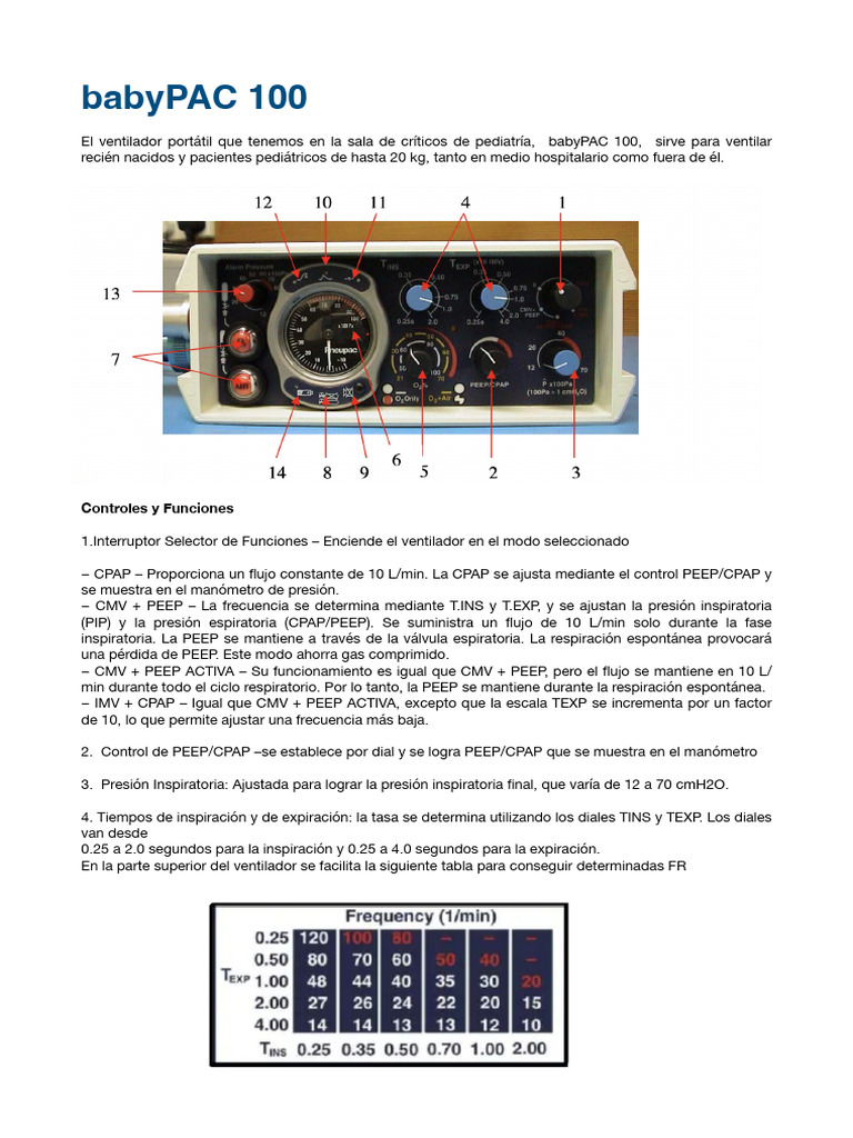 Babypac | PDF | Sistema respiratorio