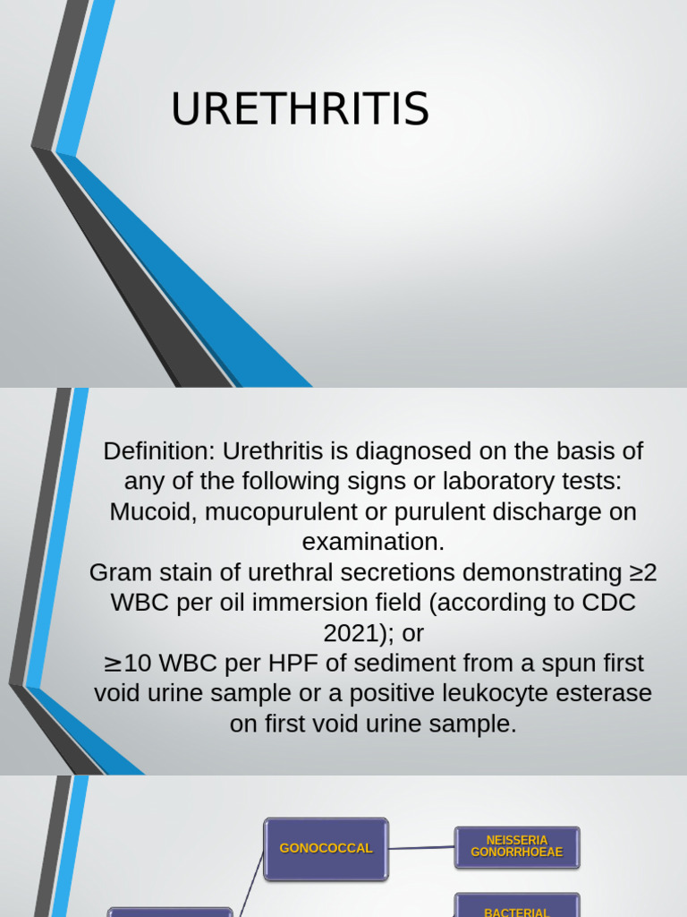 Gonococcal Urethritis Overview | PDF | Microbiology | Immunology
