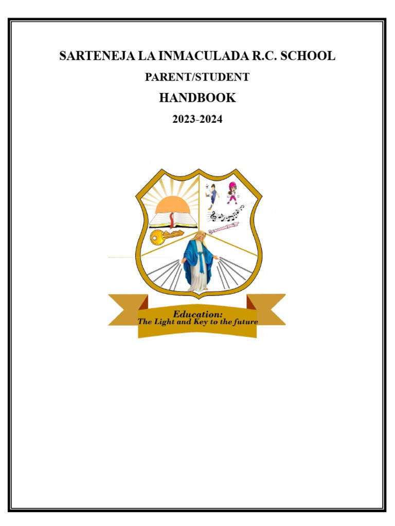 Sarteneja La Inmaculada R.C. School Handbook | PDF