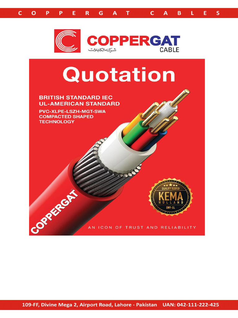 Competitive Cable Quotation Details | PDF