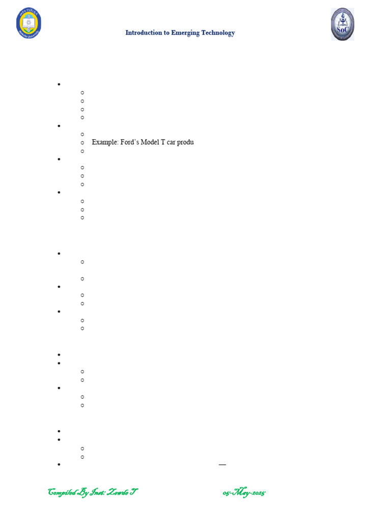 Overview of Emerging Technologies | PDF | Artificial Intelligence ...