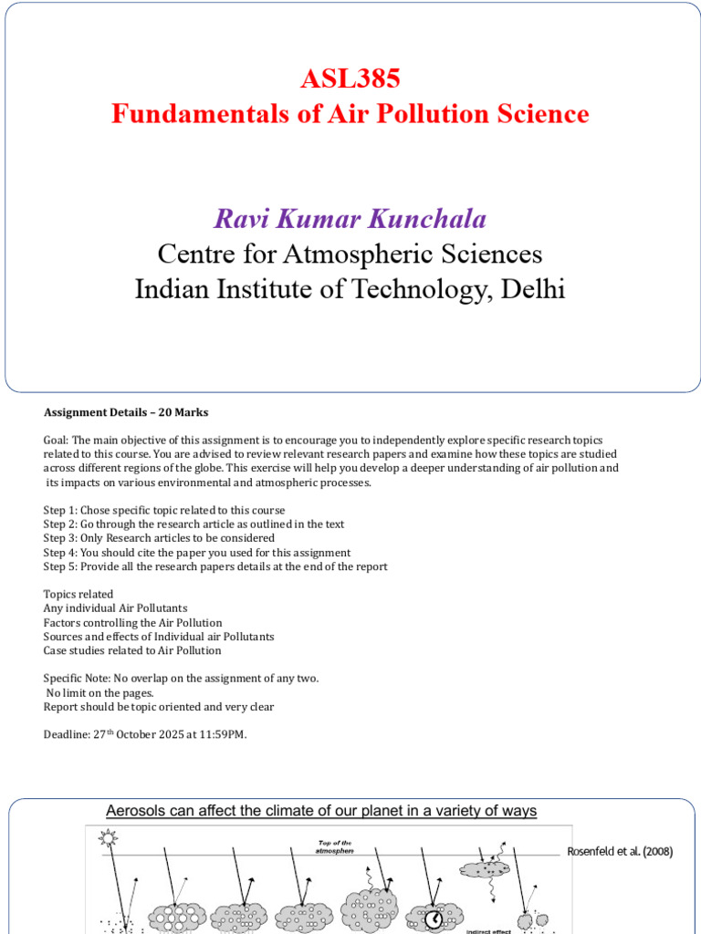 Air Pollution Science Fundamentals | PDF | N Ox | Ozone