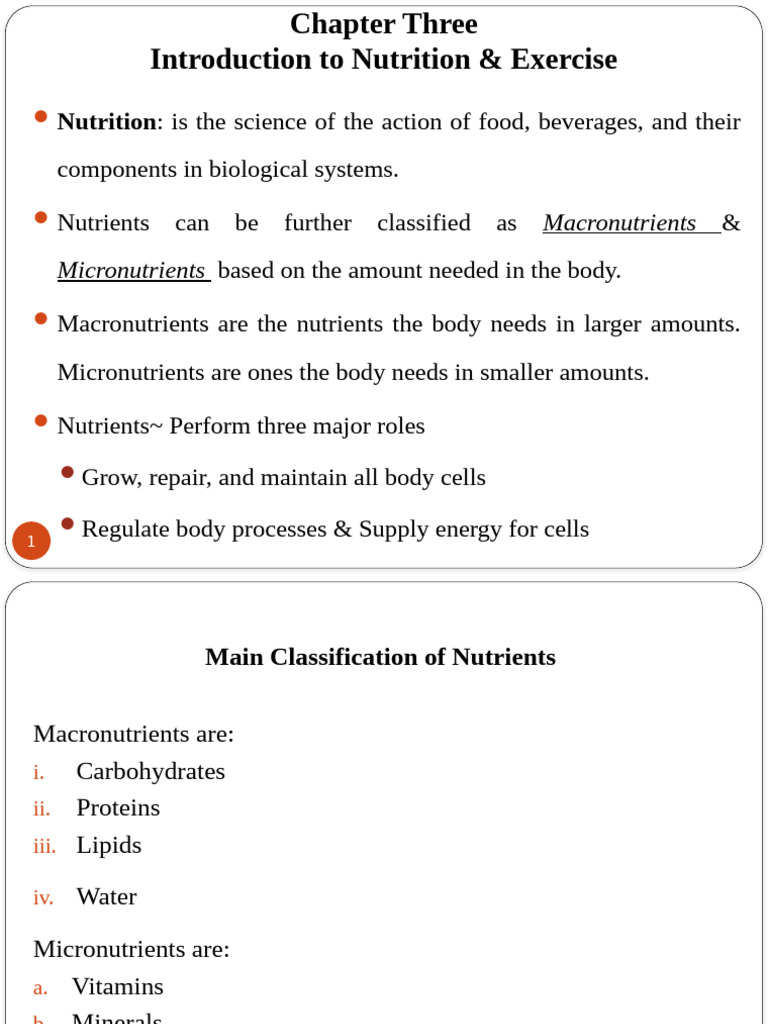 Nutrition and Exercise Essentials Guide | PDF | Nutrients | Dietary Fiber