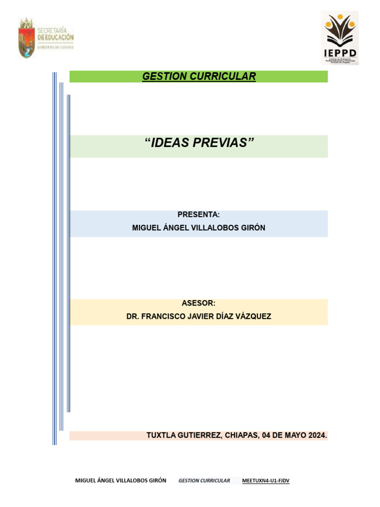 Gestión Curricular en Educación 2024 | PDF | Plan de estudios | Aprendizaje