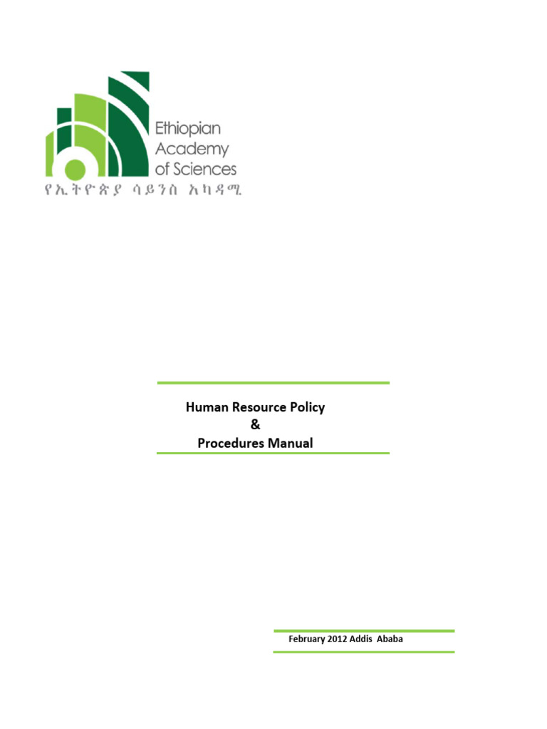 EAS Human Resource Manual | PDF | Sexual Harassment | Per Diem