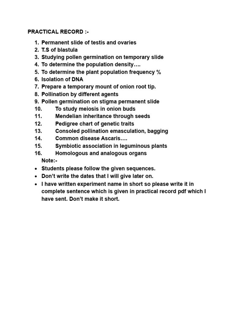 Practical Record | PDF