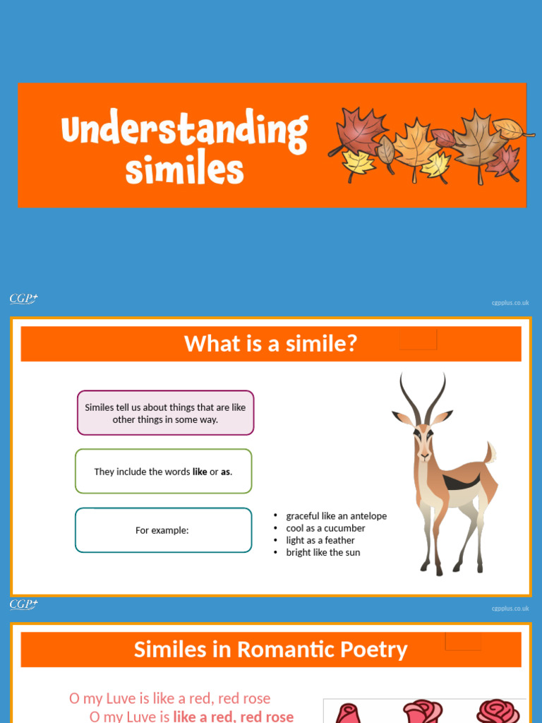 Understanding Similes in Poetry | PDF