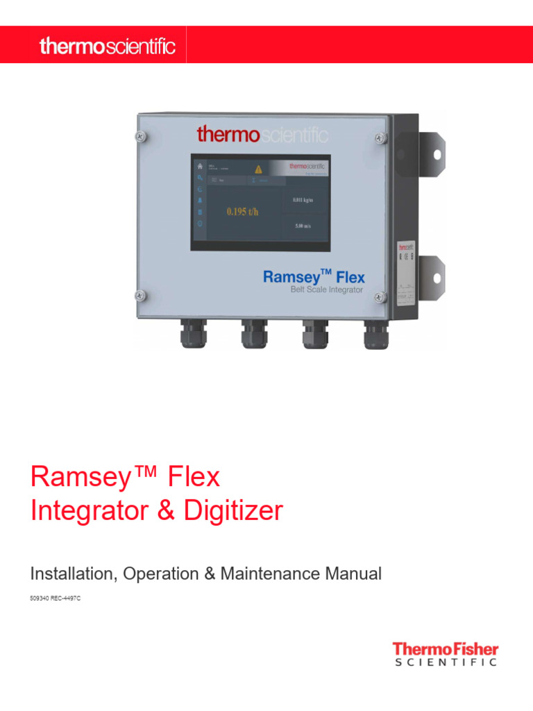 Ramsey Flex Integrator Manual 509340 | PDF | License | Software