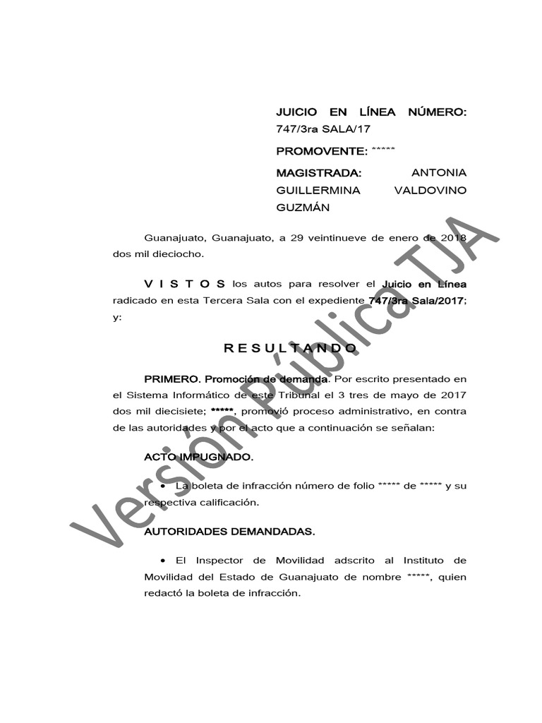 747 3a Sala 17 | PDF | Caso de ley | Sentencia (ley)