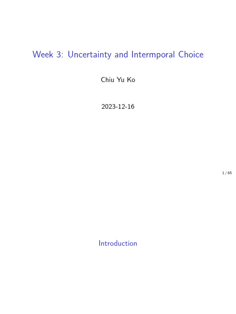 Visual Reference: Decision Making Uncertainty Choices Pdf Risk Aversion