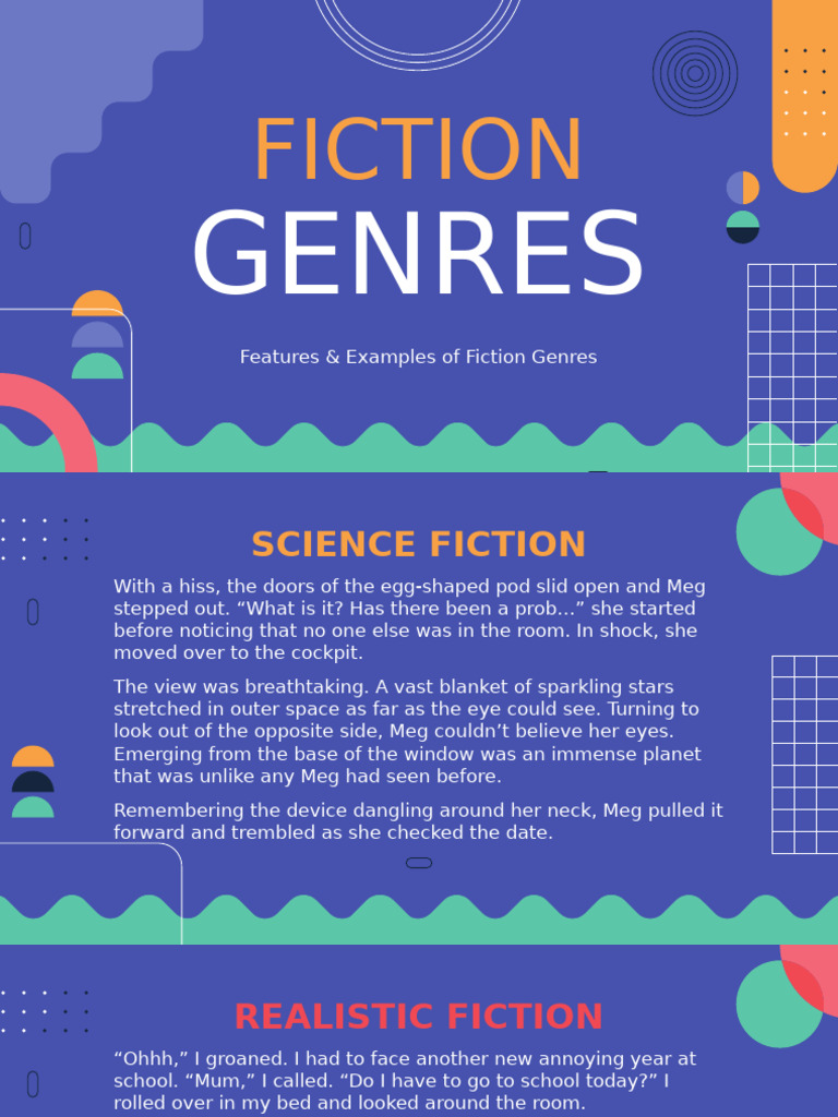 Fiction Genres: Features & Examples | PDF | Fantasy
