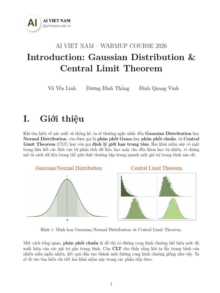 AIO2026 GaussianDistribution | PDF