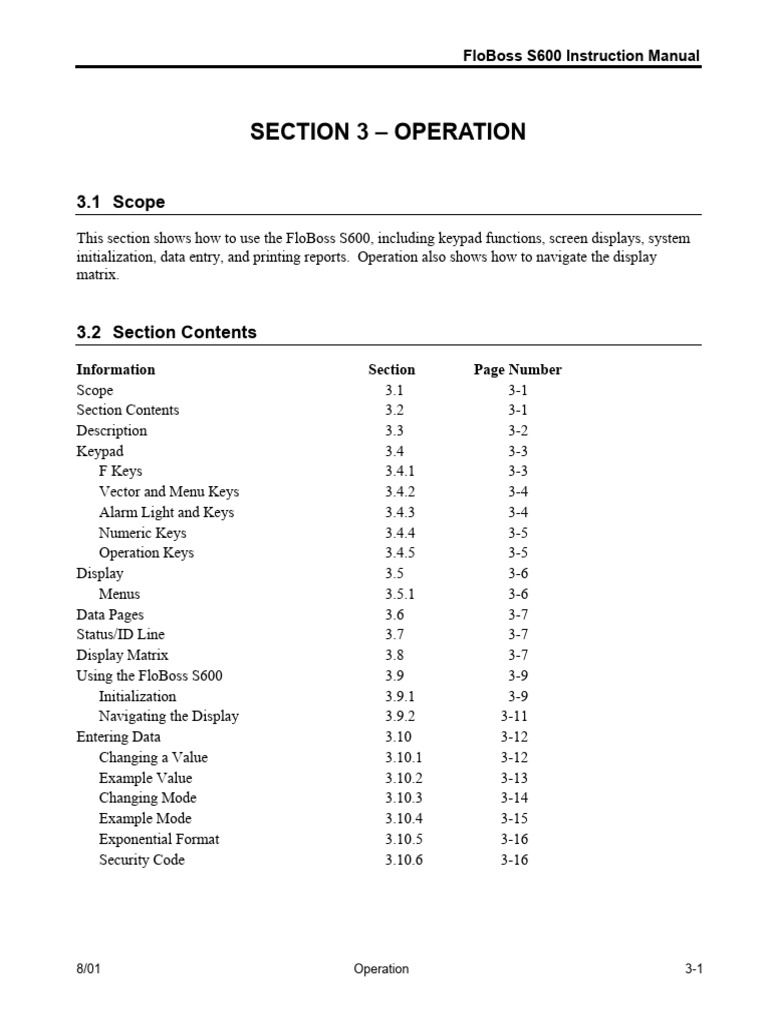 S600 Operation | PDF | Menu (Computing) | Parameter (Computer Programming)