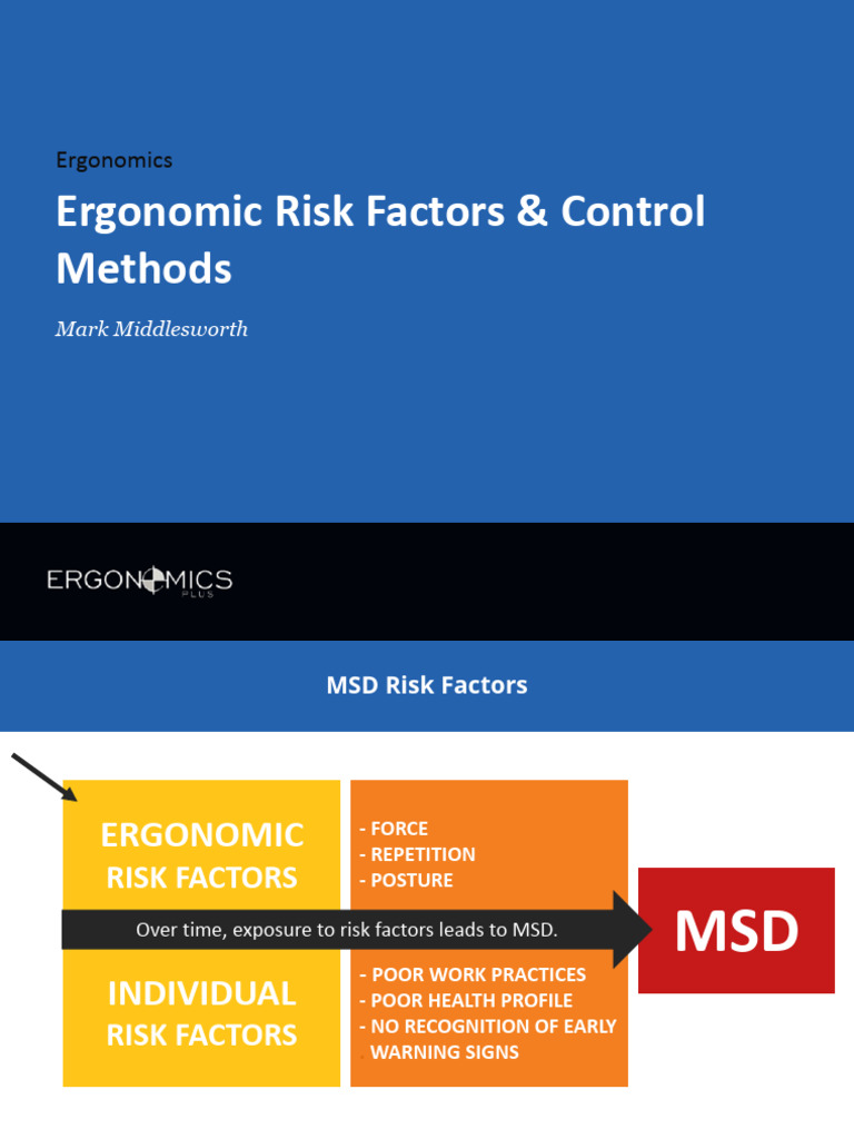 Preventing Ergonomic Hazards at Work | PDF | Safety | Occupational ...