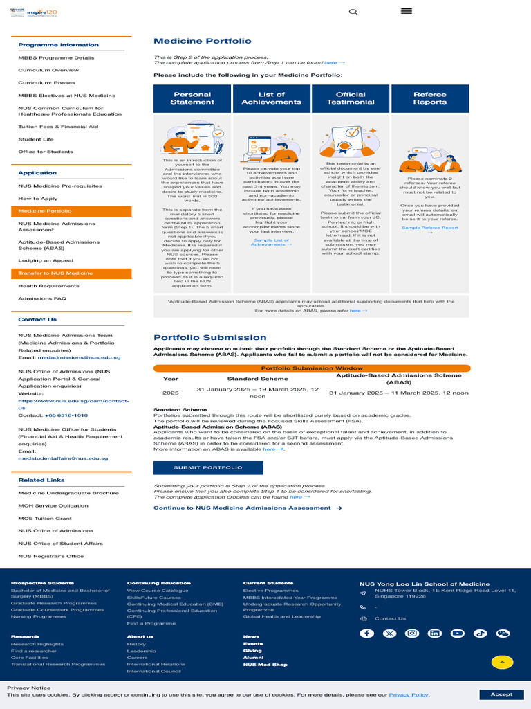 NUS Medicine Application Guide 2026 | PDF | Higher Education ...