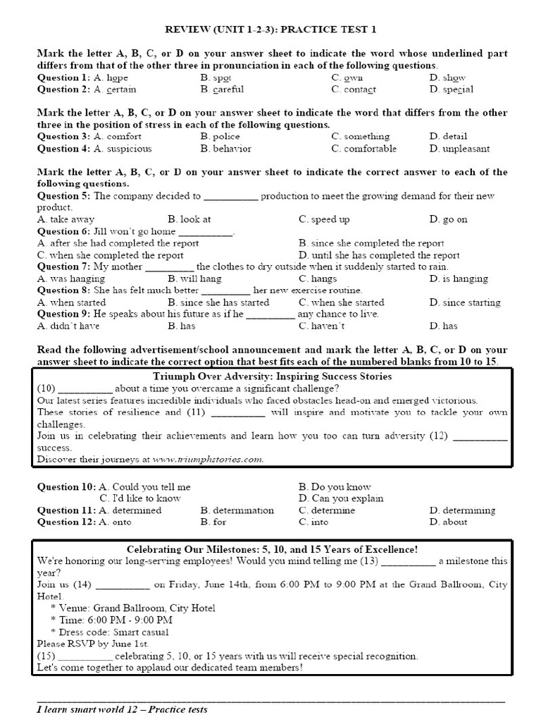 Review Unit 123 Practice Test 1 Hsdocx 1600 PDF - Gdrive.vip | PDF