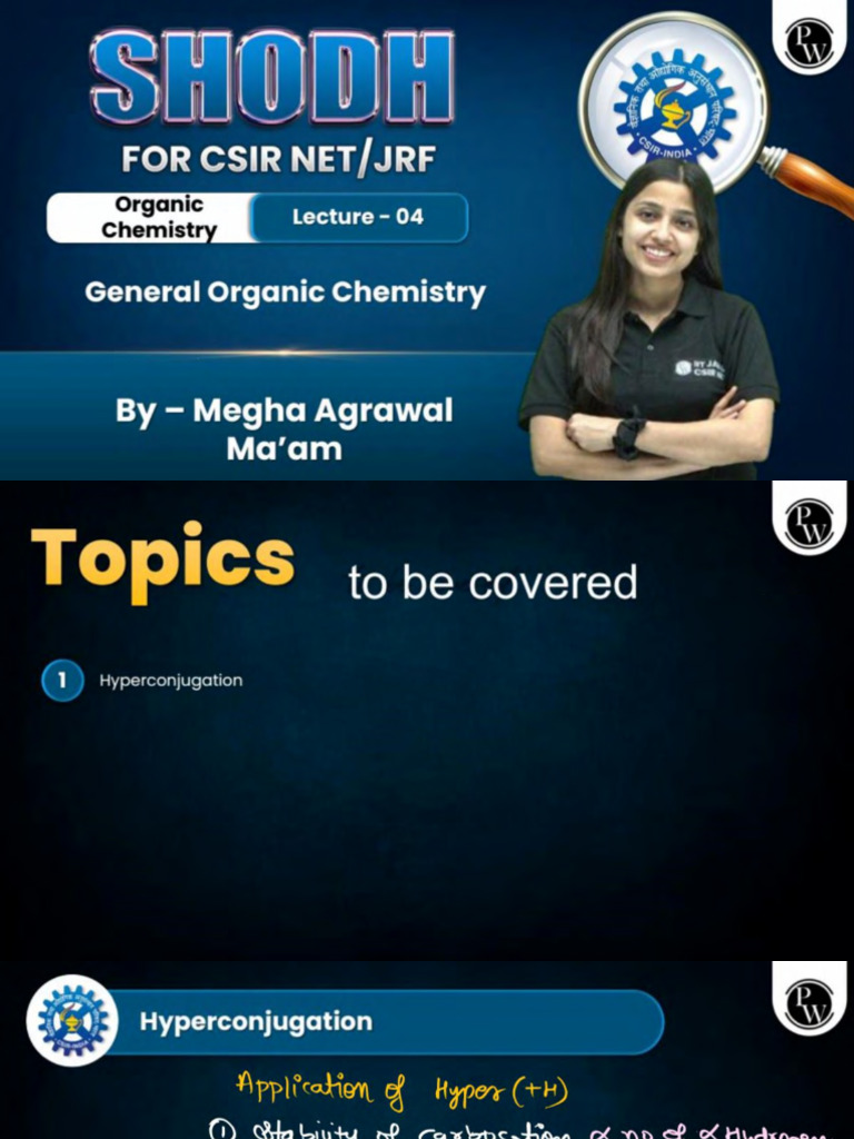 General Organic Chemistry 04 - Class Notes | PDF
