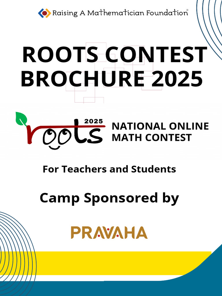 ROOTS Math Contest 2025 for Grades 5-8 | PDF | Mathematics