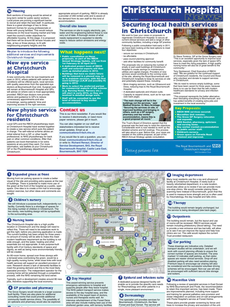 Christ Church Hospital Development 2012 | PDF | General Practitioner ...